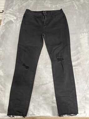 Judy Blue Black Skinny Ripped Jeans style 88137 item 72508